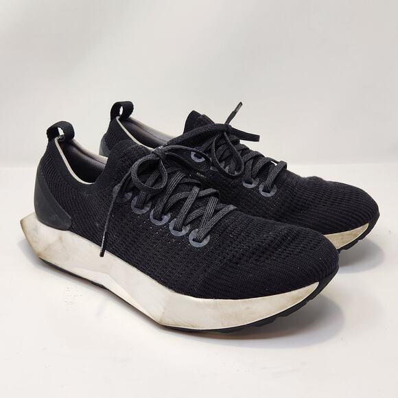 Allbirds Women Tree Flyer Black Knit Running Shoes Size 11 Trainers Sneakers - Picture 1 of 9